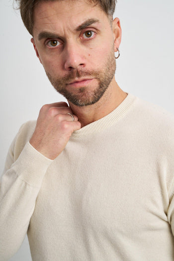2482 Maglia panna cashmere - 3