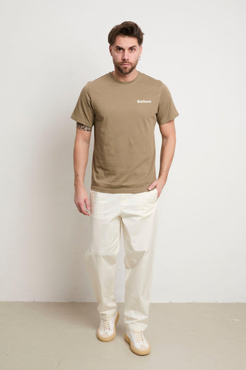 3088 T-shirt verde con stampa - 6