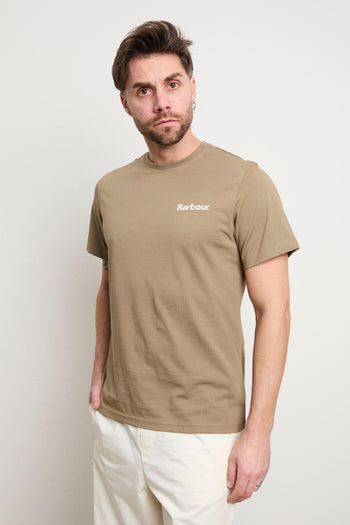 3088 T-shirt verde con stampa - 5