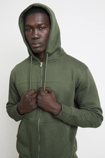 2841 Felpa verde cappuccio - 8
