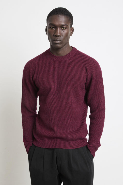 2554 Maglione burgundy costa inglese