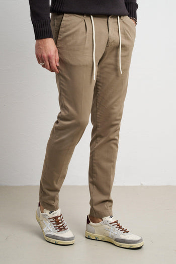 2455 Pantalone sabbia coulisse - 5