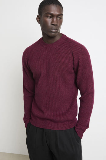 2554 Maglione burgundy costa inglese - 3