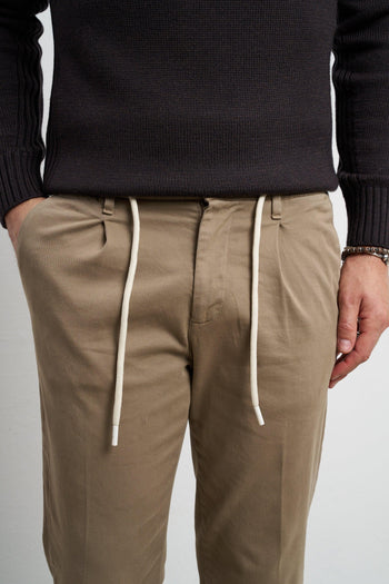 2455 Pantalone sabbia coulisse - 6