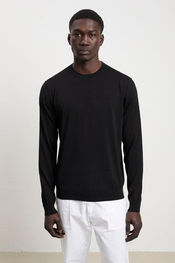 3455 Maglia manica lunga nera - 3