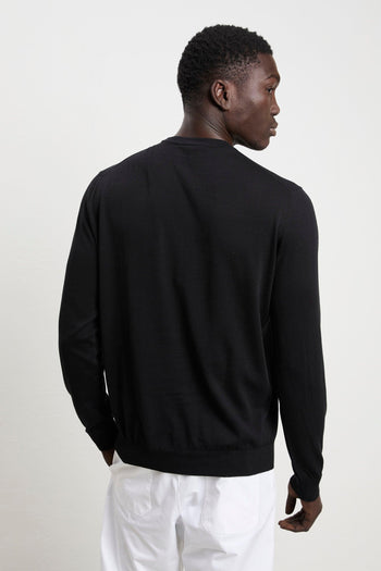 3455 Maglia manica lunga nera - 7