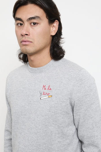 2706 Maglia grigia "Me la tiro" - 4