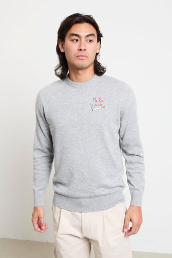 2706 Maglia grigia "Me la tiro" - 5