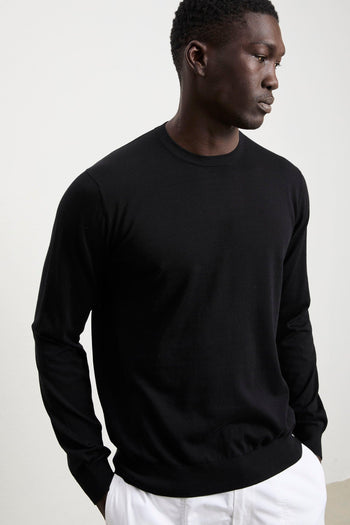 3455 Maglia manica lunga nera - 6