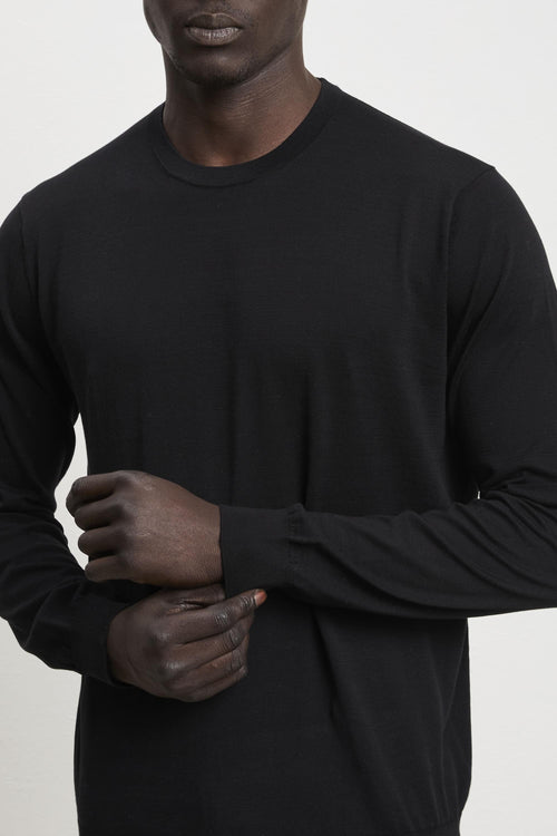 3455 Maglia manica lunga nera