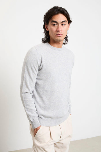 2200 Maglia grigia cashmere - 4