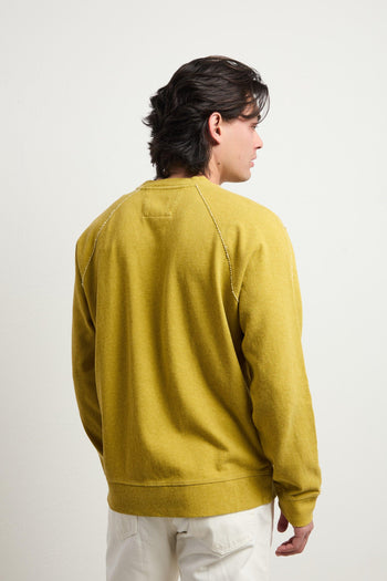3122 Sweat-shirt manica lunga verde acido - 8