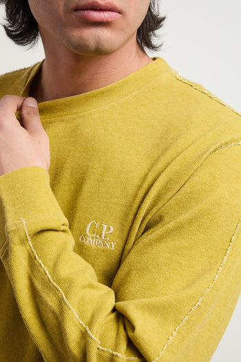 3122 Sweat-shirt manica lunga verde acido - 5