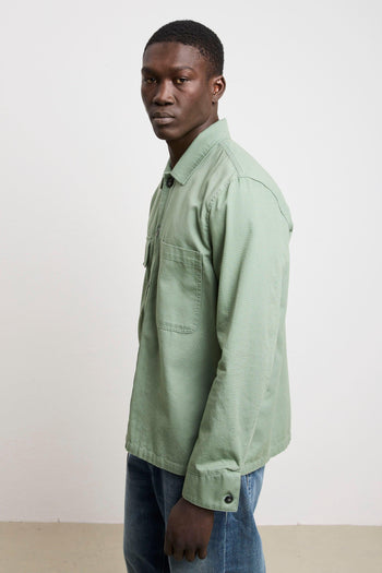 36 - 3337 Overshirt verde - 5