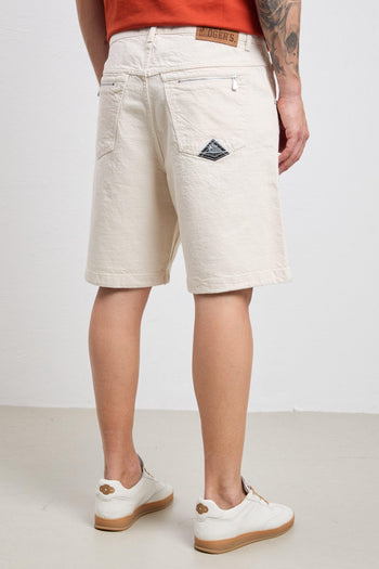 3490 Bermuda jeans ecrù - 3