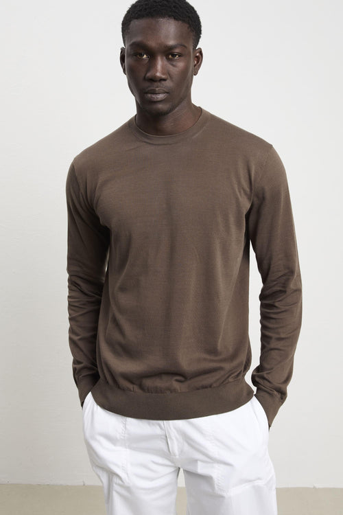 3454 Maglia manica lunga moro