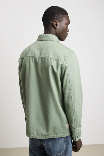 36 - 3337 Overshirt verde - 7