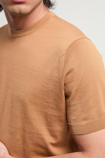 3459 T-shirt in maglina ecrù - 2