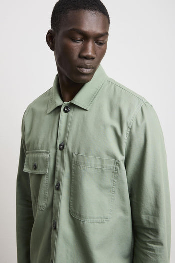 36 - 3337 Overshirt verde - 2