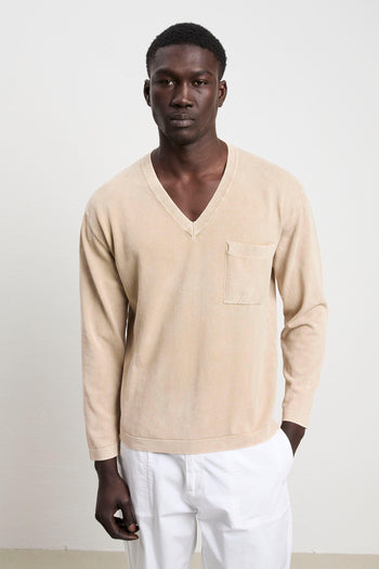 Atomo 3067 Maglia scollo a V corda - 3