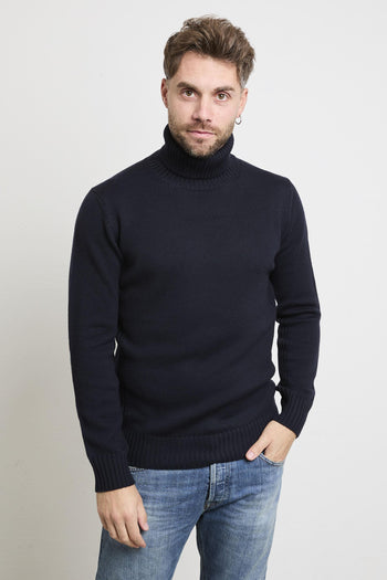 2226 Dolcevita blu con righe - 2