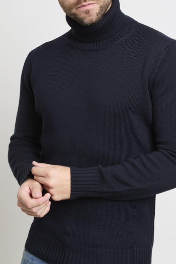 2226 Dolcevita blu con righe - 4