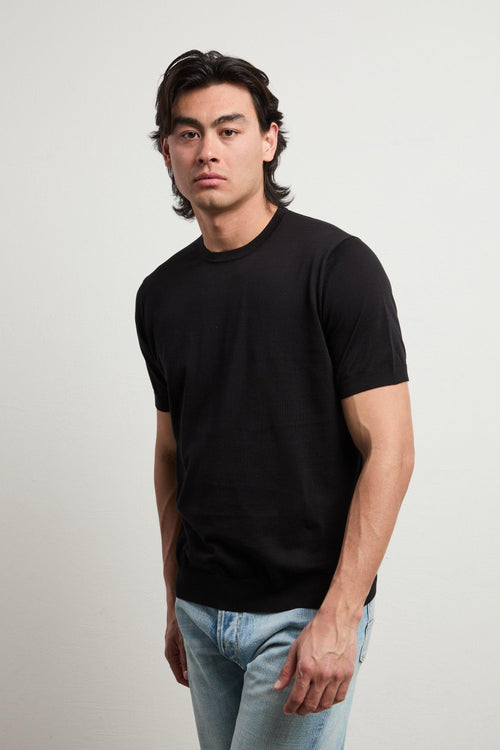 3460 T-shirt in maglina nera