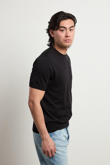 3460 T-shirt in maglina nera - 3