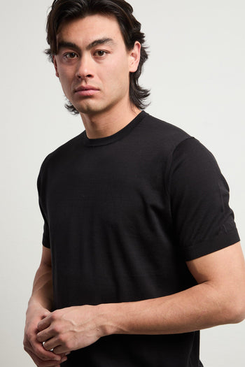 3460 T-shirt in maglina nera - 2