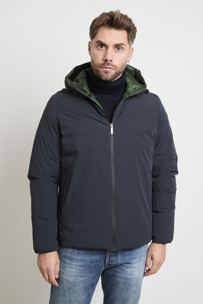 2606 Giubbotto grigio/verde Montecristo reversibile