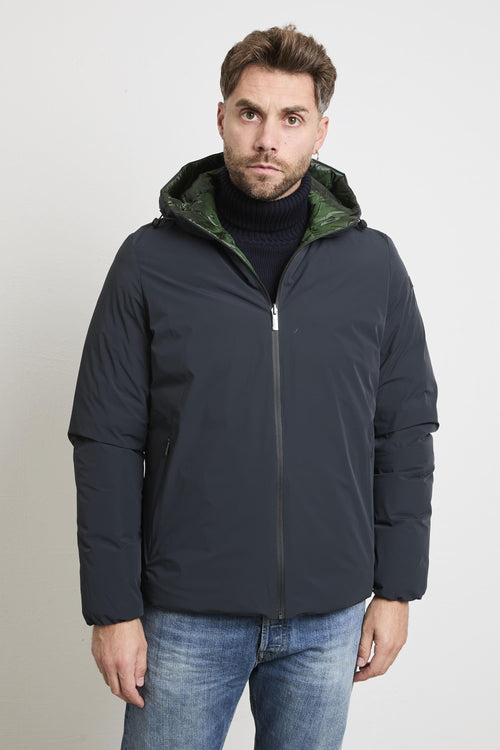 2606 Giubbotto grigio/verde Montecristo reversibile