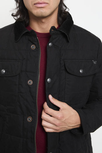 2731 Giubbotto nero trapuntato - 8