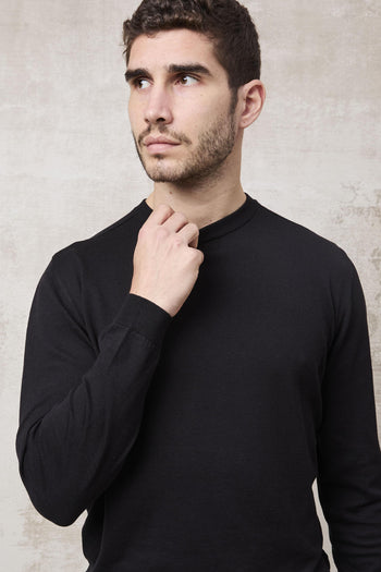 1552 Maglia in seta nera - 5