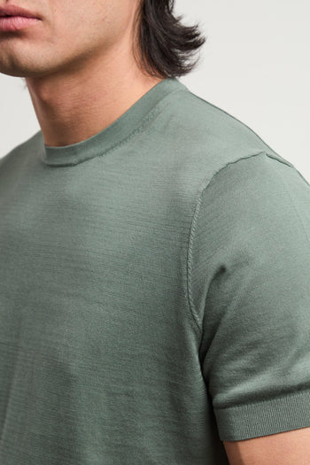 3457 T-shirt in maglina verde - 2