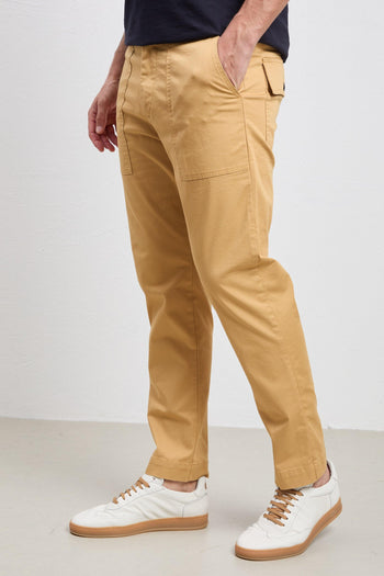 36 - 3352 Pantalone Leffe ocra - 3