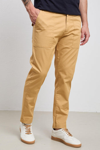36 - 3352 Pantalone Leffe ocra - 5