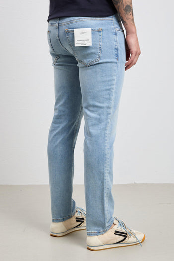 3158 Jeans slim lavaggio chiaro - 2