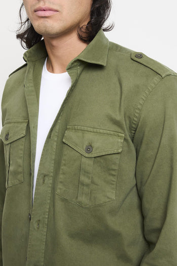 2451 Overshirt verde - 4