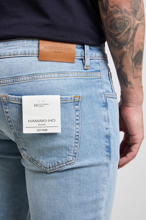 3158 Jeans slim lavaggio chiaro