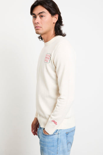 2715 Maglia panna "Non so se arrivo a Natale" - 4