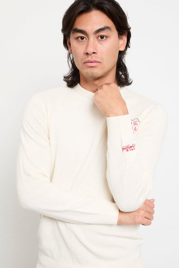 2715 Maglia panna "Non so se arrivo a Natale" - 3