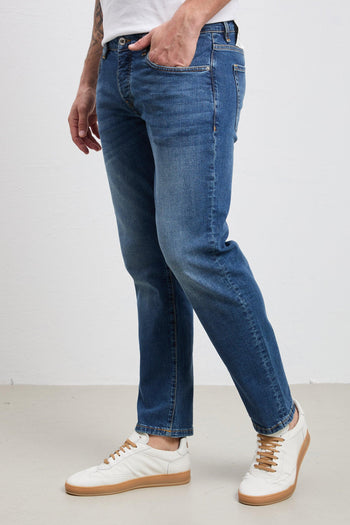 3157 Jeans regular lavaggio medio - 4