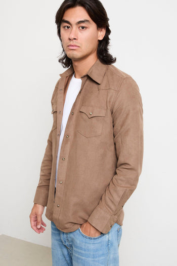 2025 Camicia sabbia alcantara - 5