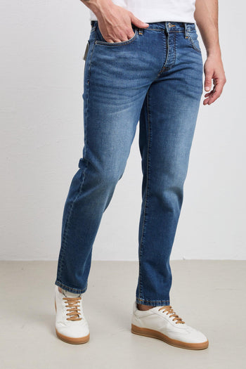 3157 Jeans regular lavaggio medio - 5