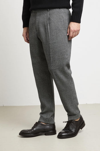 2345 Pantalone nero Rebel fantasia - 3