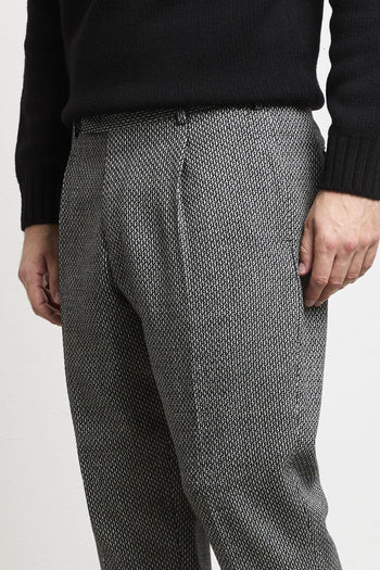 2345 Pantalone nero Rebel fantasia - 4