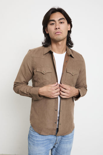 2025 Camicia sabbia alcantara - 6