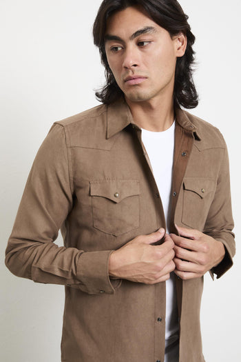 2025 Camicia sabbia alcantara - 7