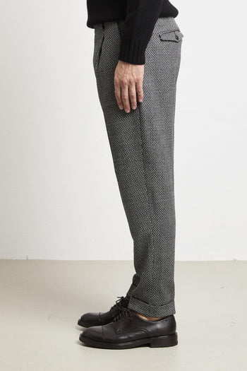 2345 Pantalone nero Rebel fantasia - 7