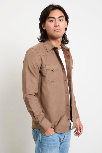 2025 Camicia sabbia alcantara - 3